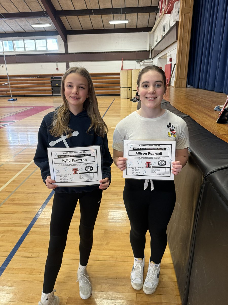 MS Fitness Test Award Recipients
 🏃🏽‍♂️🎉💪🏼🥳🏃🏼‍♀️