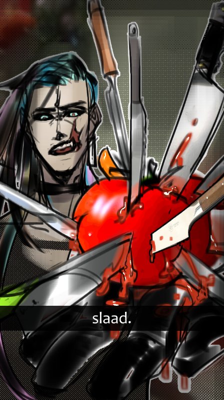 Sometimes a salad is 20 knives & a single uncut tomato #yan #oc