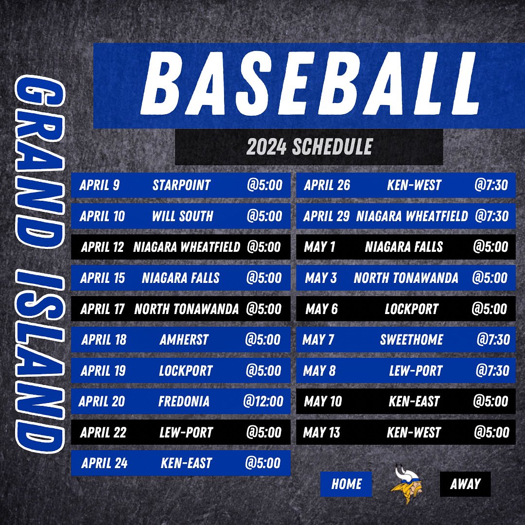 baseball is so back. <a href="/GrandIslandViks/">The Grand Island Vikings</a>