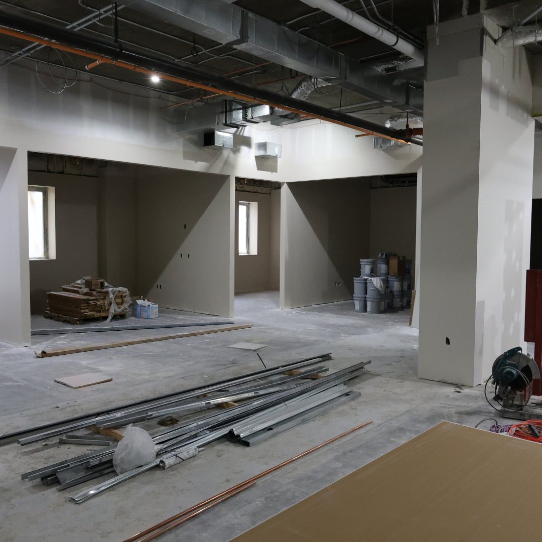 KSUCollegeofEd's tweet photo. 🚧 Step inside the future of education with a sneak peek at the brand new Bluemont Hall 1st Floor Construction! 🔨 #BluemontHall #ConstructionZone #InnovationInTheMaking https://t.co/gD1IidFnI2