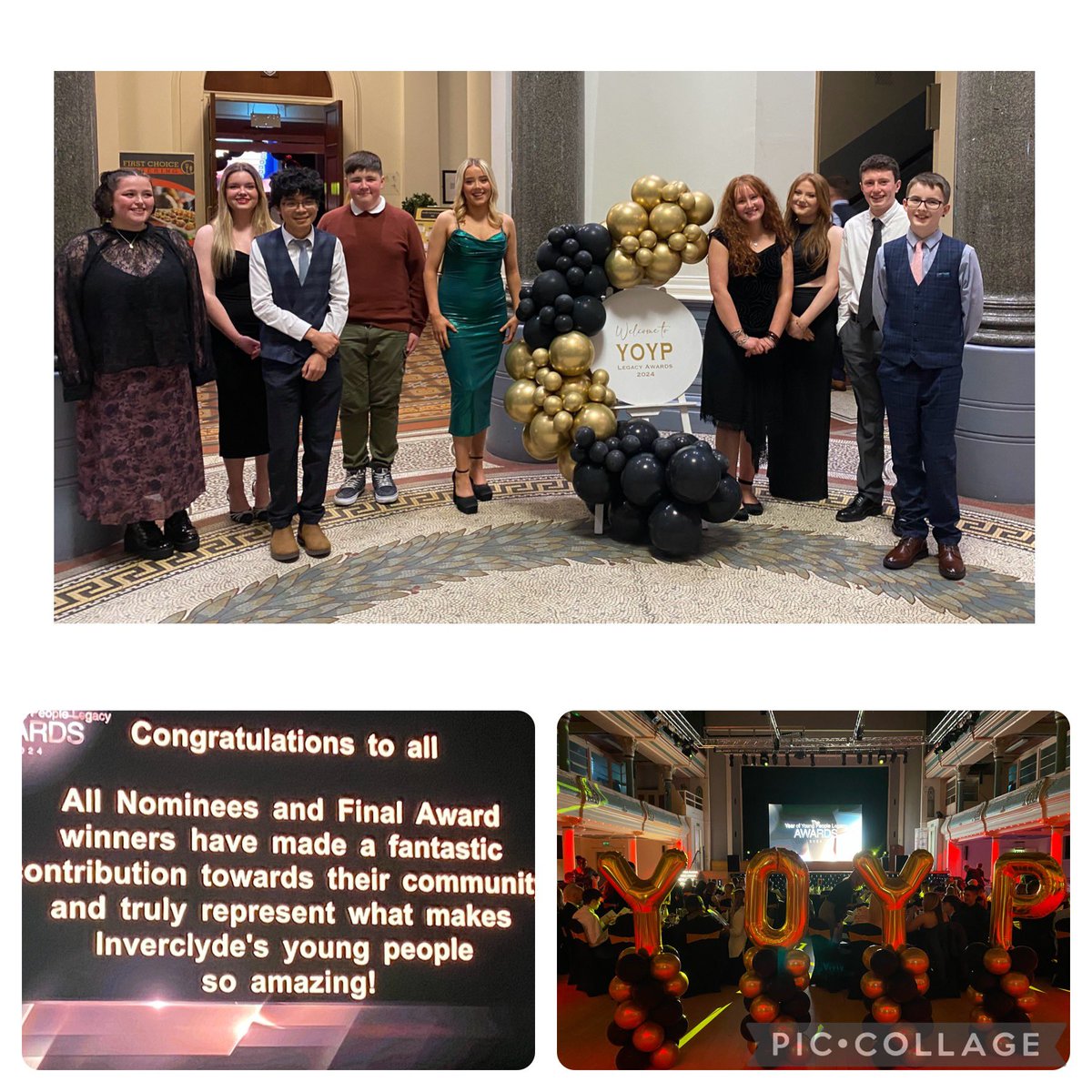 Fantastic evening celebrating Inverclyde’s Young People! A wonderful celebration of amazing talents, achievements and positive contributions to the community.  Huge congratulations to all the nominees and winners and well done to these St Columba’s stars!!🌟🌟🌟🥳<a href="/_stcolumba/">St.Columba's HS, Gourock</a>