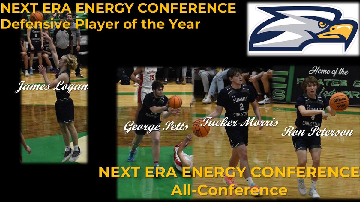 Congratulations to @tucker_morris2, <a href="/georgepettsiv/">george petts IV</a>, and <a href="/Ron_Peterson4/">Ronnie Peterson</a> for being selected Nxt Era Energy All Conference and James Logan for being selected Defensive Player of the Year!