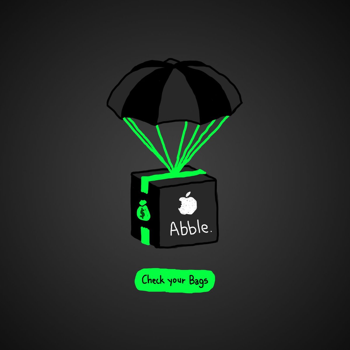 Get ready to check your Bags 💰 For the next 24 hours, we're dropping $AABL to OG Members who share their Bags link below 👇 Follow @abblecoin and RT this to qualify for the drop bags.fm/$AABL
