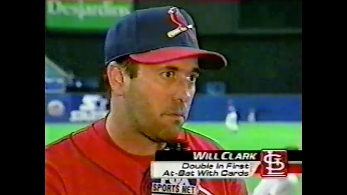 #HBD, Will Clark!
#BOTD in NOLA

The Thrill

#MississippiState

6x All-Star
2 Silver Sluggers
1991 Gold Glove
1989 NL MVP RU
1988 RBI & BB Leader
1991 TB & SLG Ldr
1989 R Ldr
1989 NLCS MVP
117 PS AB, .333/.409/.547

.303/.384/.497
137 OPS+

#SFGiants
#Rangers
#Orioles
#STLCards