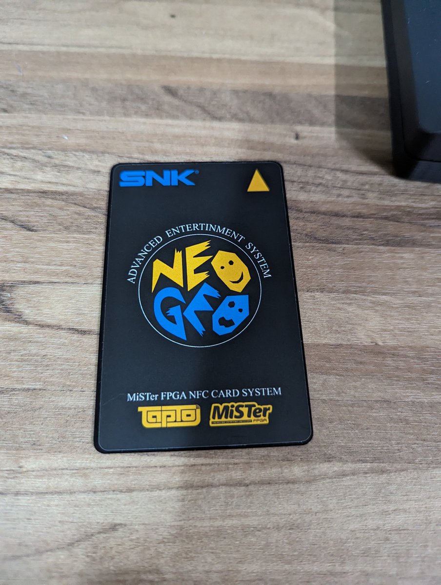 taigoon's tweet image. New neogeo card

#tapto #neogeo