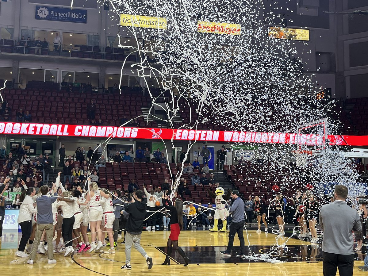 ewupresident's tweet photo. Women’s Basketball Big Sky Champions!!!! https://t.co/01FiSlpjxj