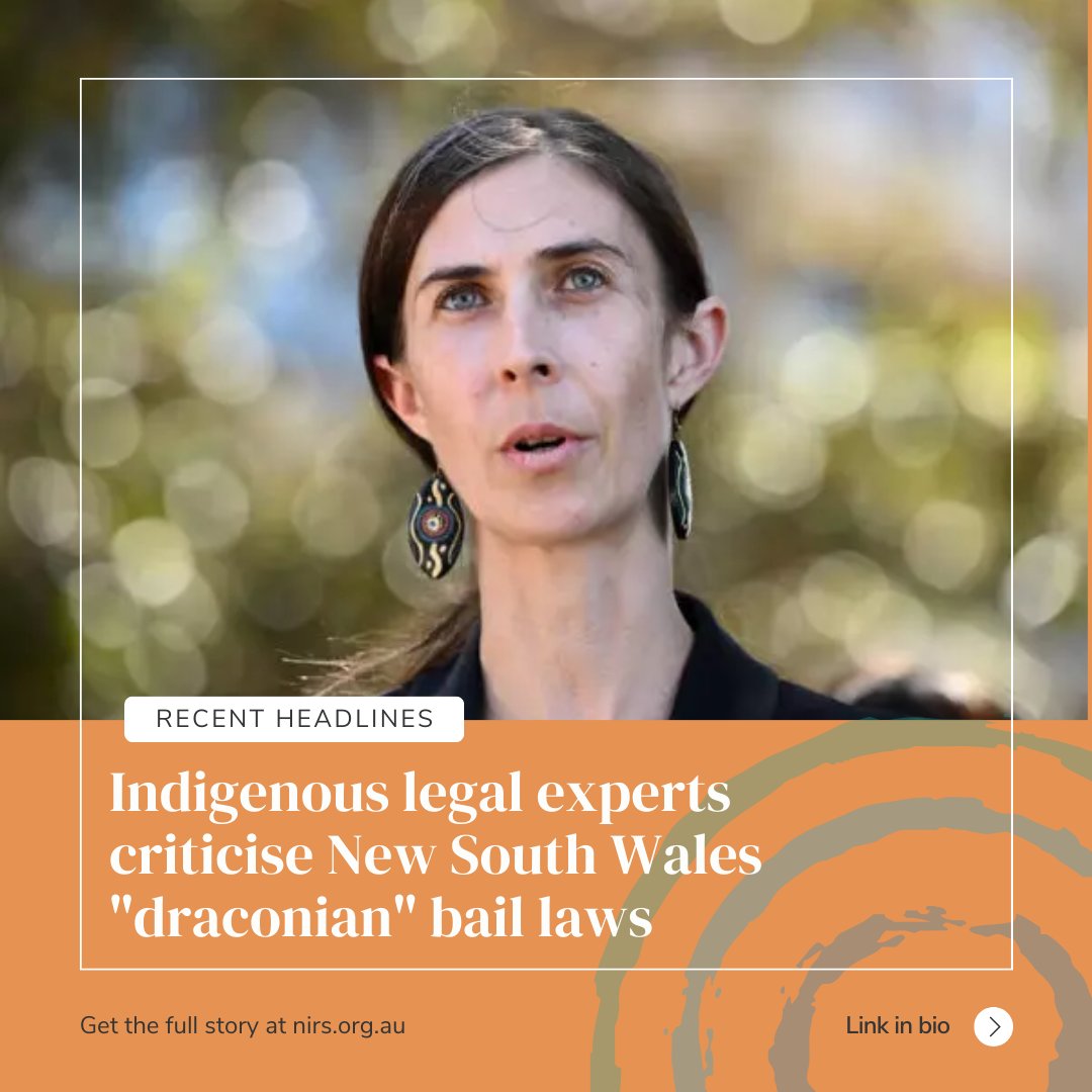 The New South Wales Labor government’s proposed bail law changes have been described as draconian by Indigenous Legal experts.

#NIRS #NIRSNews #IndigenousMedia #FirstNationsMedia #IndigenousRadio #IndigenousVoices #onemob #CommunityNews #IndigenousNews #IndigenousCommunity
