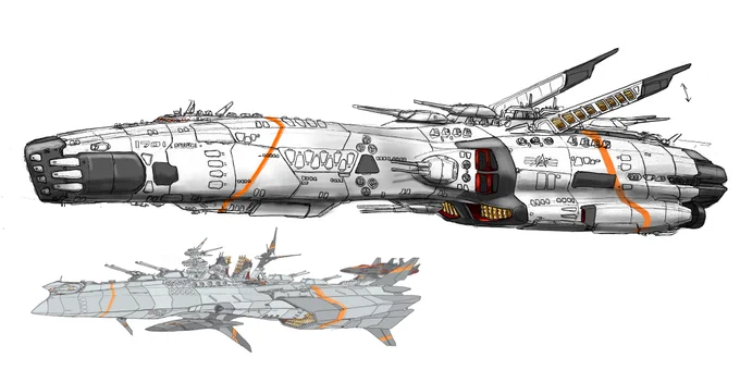 #オリメカは性癖の見本市 架空宇宙艦は一般性癖 