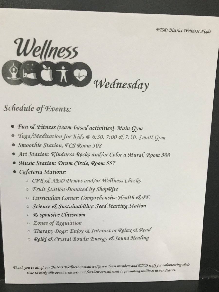 District Wellness Night going on now! Engaging (and educational) events &amp; experiences for all! Thanks to our staff for making it possible and our families for coming out!! ⁦⁦<a href="/EveshamSchool/">Evesham Township School District</a>⁩
