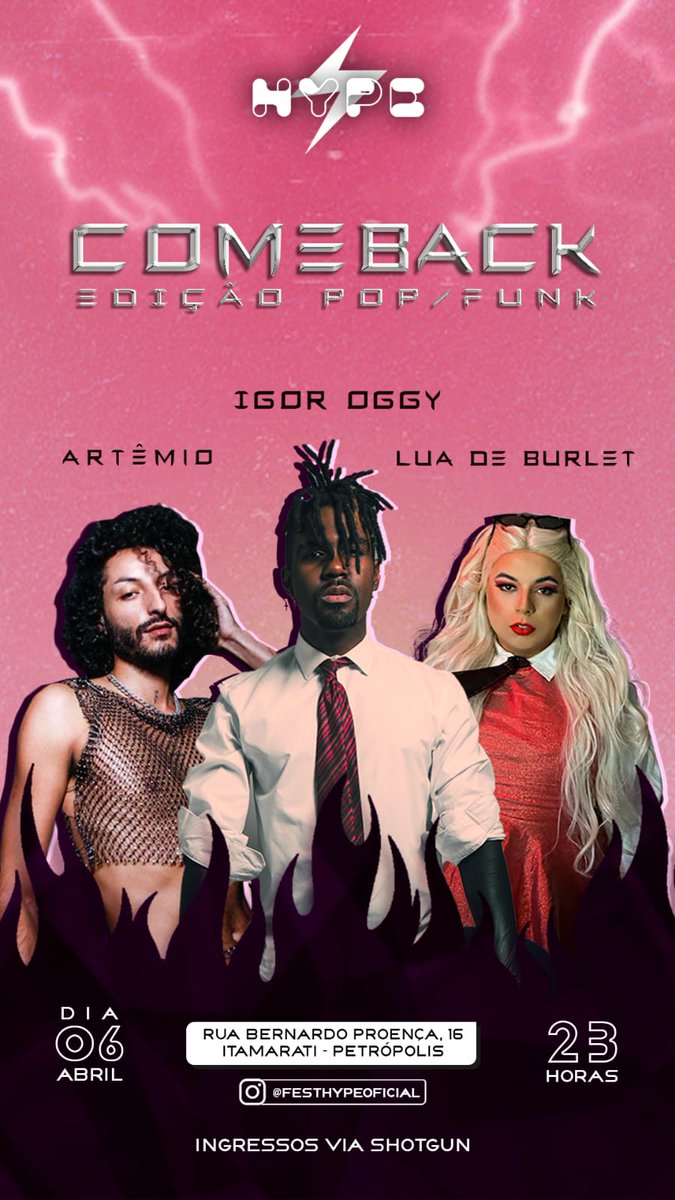 Dia 06/04 temos um COMEBACK marcado! 💋⚡