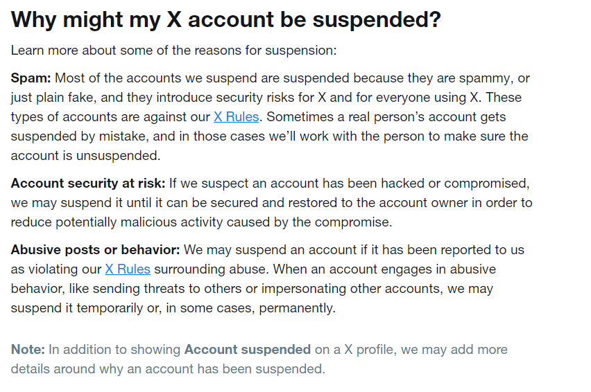 Type AI Twitter account got suspended for no reason at all.
<a href="/Typeaieth/">Type AI</a>
We have not done anything that violates X rules.
Initially our Golden Tick was taken away without any solid reasons even though we are a registered company.
There is a lot at stake. 
Please look into it very