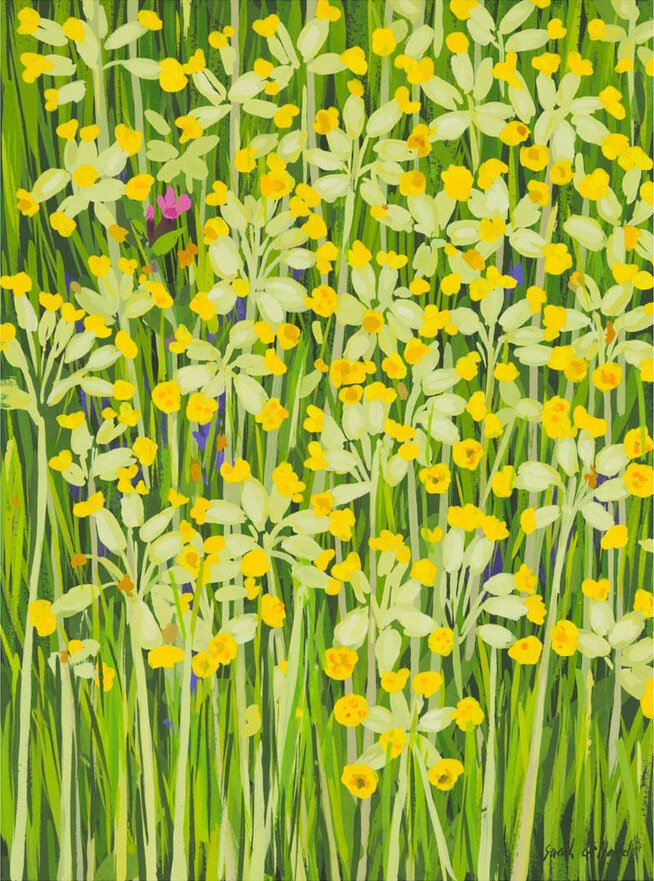 Cowslips and Red Campion
by Sarah Gillard