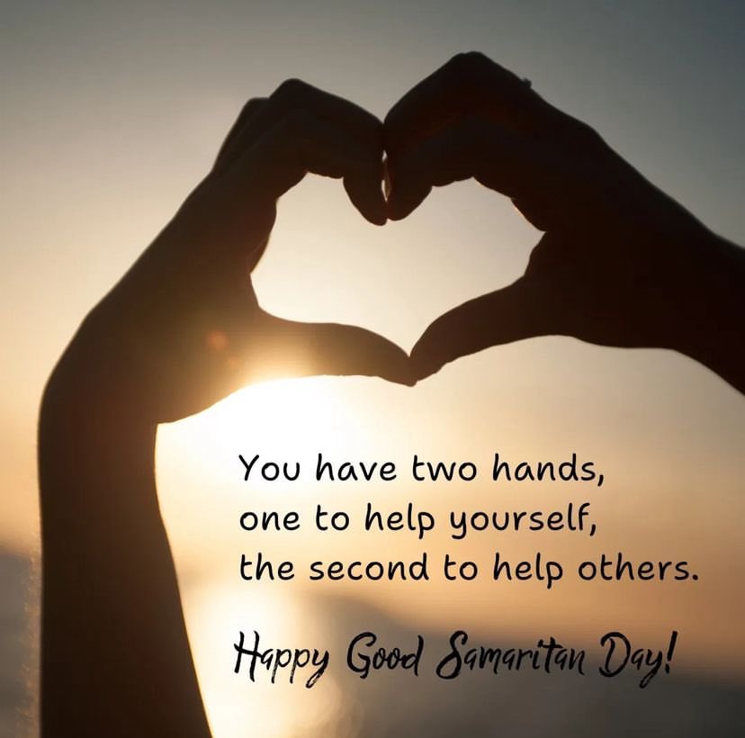 Celebrate Good Samaritan Day! A day of unselfish acts and celebrating kindness to brighten lives and inspire hope.

#GoodSamaritanDay #SpreadKindness #BeTheChange #kindnessmatters #goodsamaritan #helpingothers #siliconvalley #siliconvalleylife #siliconvalleyliving #losgatos