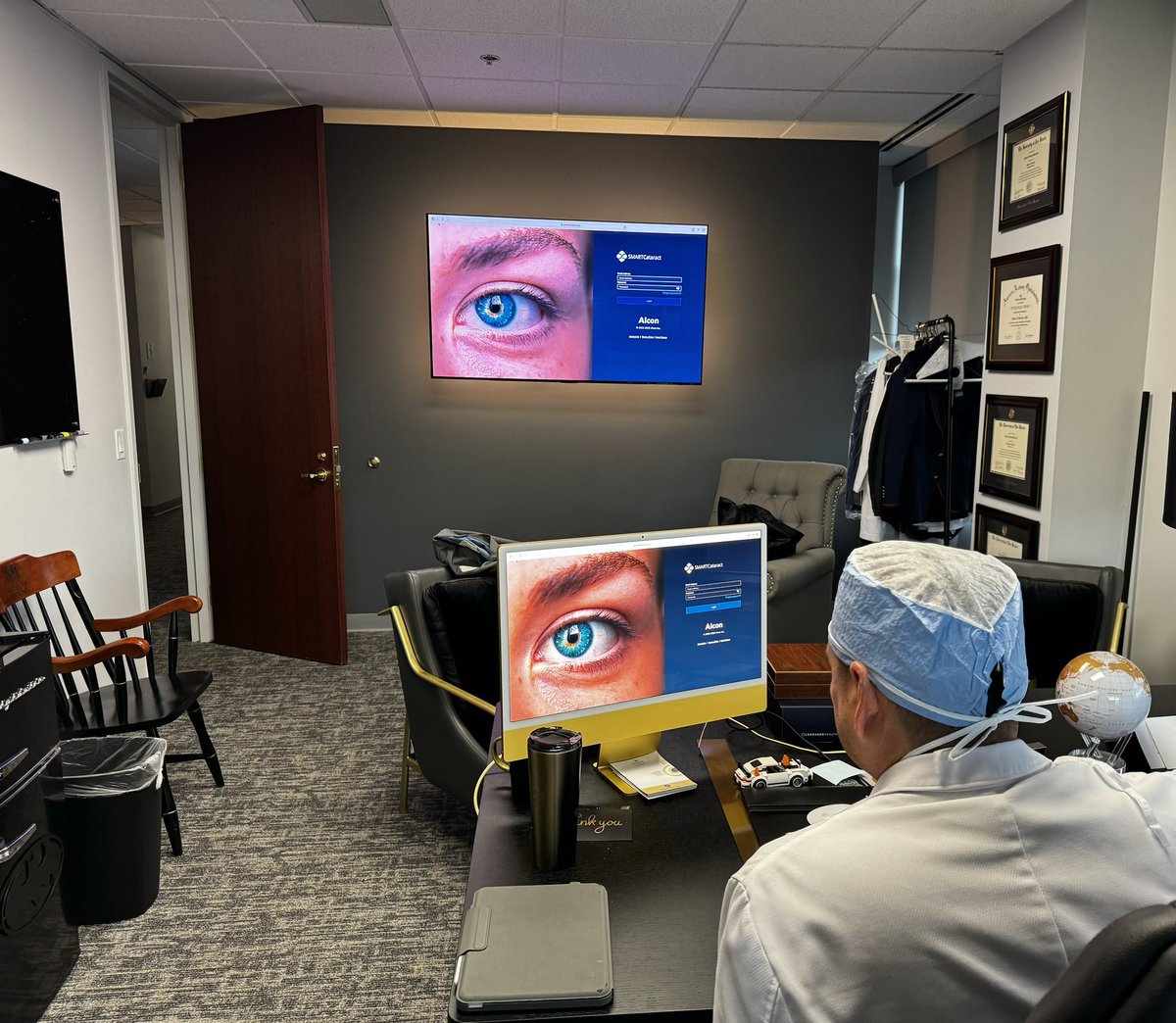 SMARTCataract is here!! Improving workflow for cataract surgery. Plan from any device and from the comfort of your office. Mirror up to another screen for your team to view as well. Workflow data now in the cloud and track post-op data too. <a href="/SeeAlconScience/">Alcon Science</a> #smartcataract