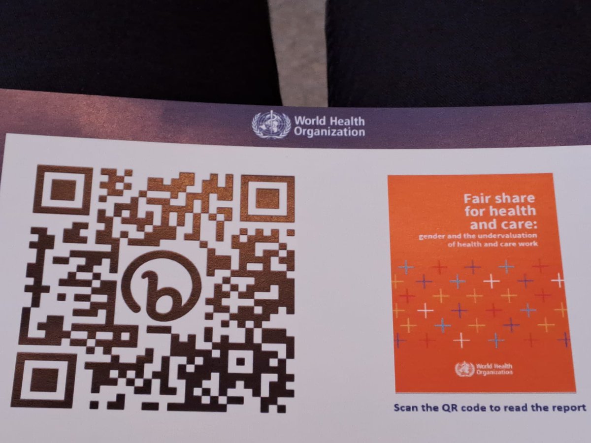 Launch of <a href="/WHO/">World Health Organization (WHO)</a> report “Fair share for health and care.  Gender and the undervaluation of health and care work” #UNCSW68. The link between how we value women's wages and the undervaluation of health and care work emphasizes the need to achieve #equalpay for work of equal value.