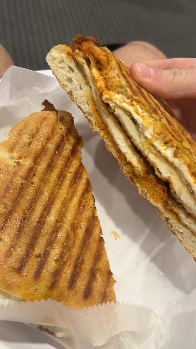 JesseGoldsmith's tweet photo. I think they changed something up at bottega this panini don’t taste the same https://t.co/L6b4LyS3Ju