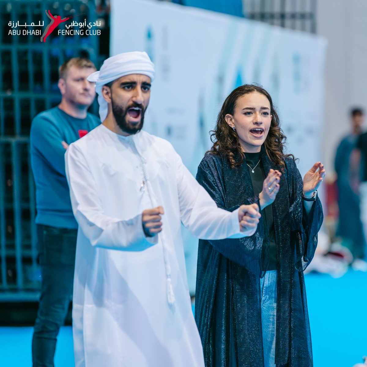 FencingAD's tweet photo. القوة الجماعية هي خطتنا للتغلب على جميع الصعوبات 💪🏻
Combined strength is our strategy to overcome all challenges 💪🏻
#fencinglife
#UAEFencing
#دورة_ندالشبا_الرياضية
#NASSportsTournament
#نادي_أبوظبي_للمبارزة
#AbuDhabiFencingClub
#AbuDhabiSportsCouncil https://t.co/8ZD4iGJ7Xh