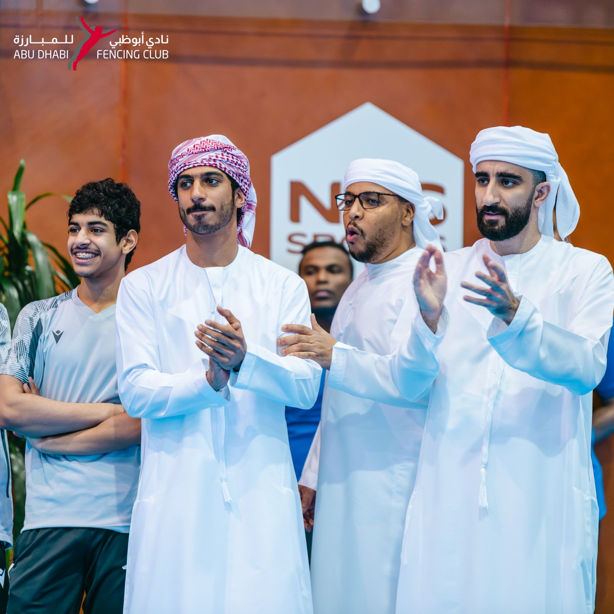 FencingAD's tweet photo. القوة الجماعية هي خطتنا للتغلب على جميع الصعوبات 💪🏻
Combined strength is our strategy to overcome all challenges 💪🏻
#fencinglife
#UAEFencing
#دورة_ندالشبا_الرياضية
#NASSportsTournament
#نادي_أبوظبي_للمبارزة
#AbuDhabiFencingClub
#AbuDhabiSportsCouncil https://t.co/8ZD4iGJ7Xh