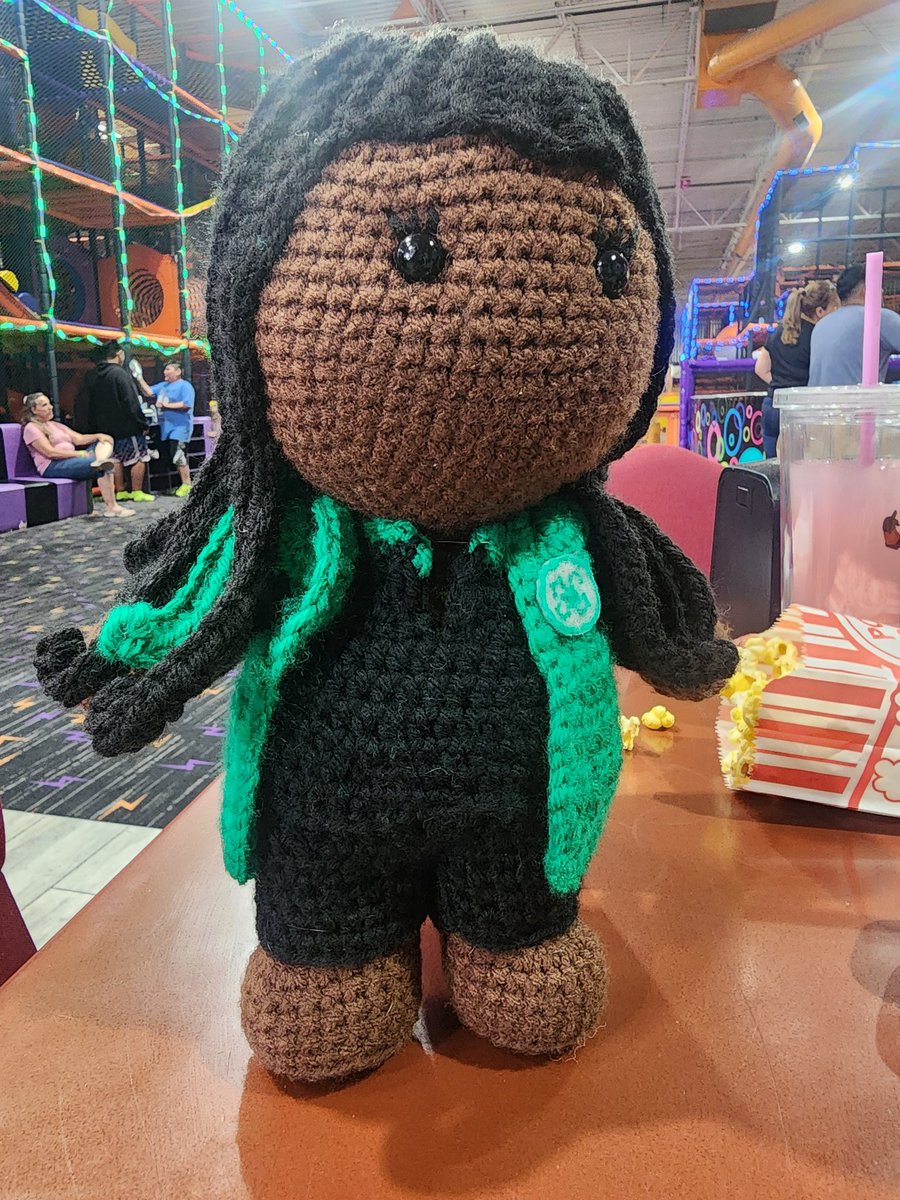 SpaceManCrochet's tweet photo. Dr. Claire Finn is complete! She is almost perfect, but I know next time around I would do a few things differently. On to the next one!
@PennyJJerald #TheOrville @TheOrville #RenewTheOrville #ClaireFinn #crochet #amigurumi #handmade #spacemancrochet https://t.co/suKDNSGcvv