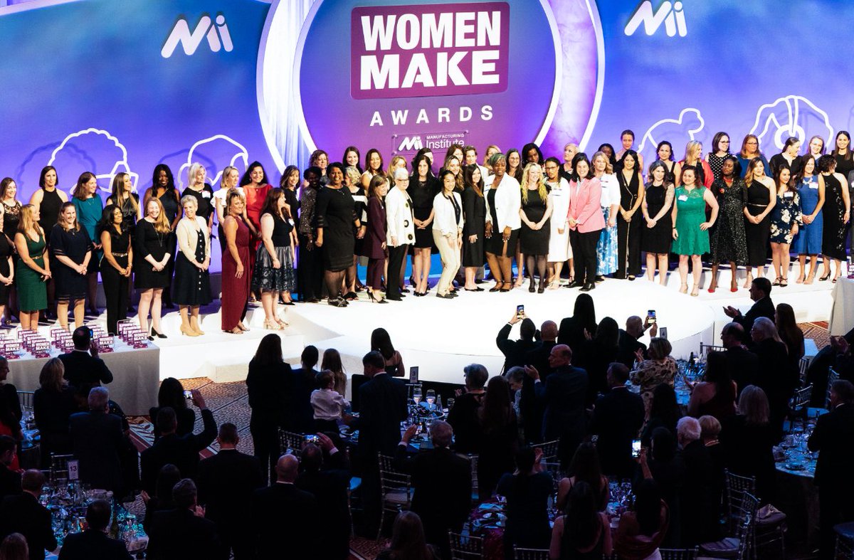 NEW: The MI has announced the recipients of the 2024 #WomenMAKEAwards! Get to know the amazing #MFGWomen who are among this year's 100 Honorees and 30 Emerging Leaders: themanufacturinginstitute.org/press-releases…