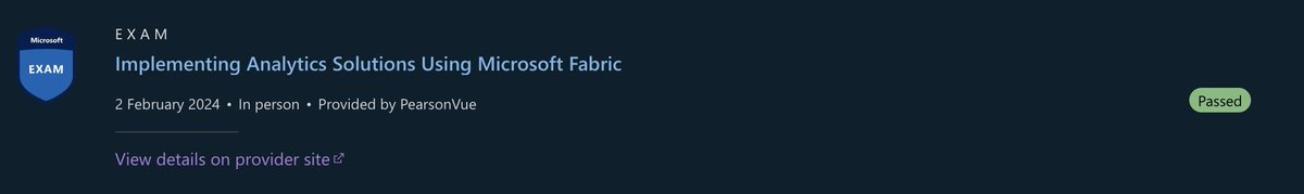 If you tried the latest DP-600 (Microsoft Fabric) certification while still in BETA, the results have just started coming in!

#MicrosoftLearn #DP600 #MicrosoftFabric