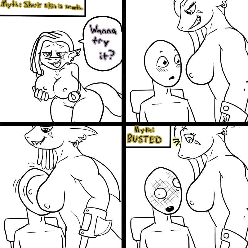 Old Art of Sawtooth testing the rough skin of sharks and whether or not it's true. It was not smooth...😔