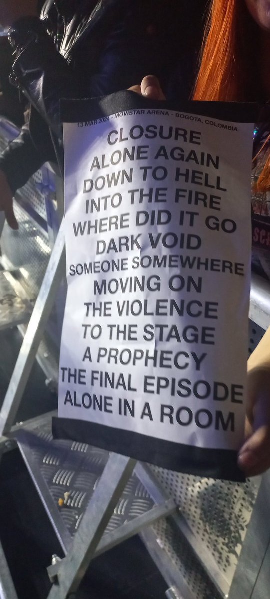 PogotaConcerts's tweet photo. Setlist del show de Asking Alexandria en el Glory Dayz !

Esta banda se merece un show privado !
Otro evento @paramo_presenta 
#EMOcion #GloryDayz https://t.co/o0aS6EqEwh