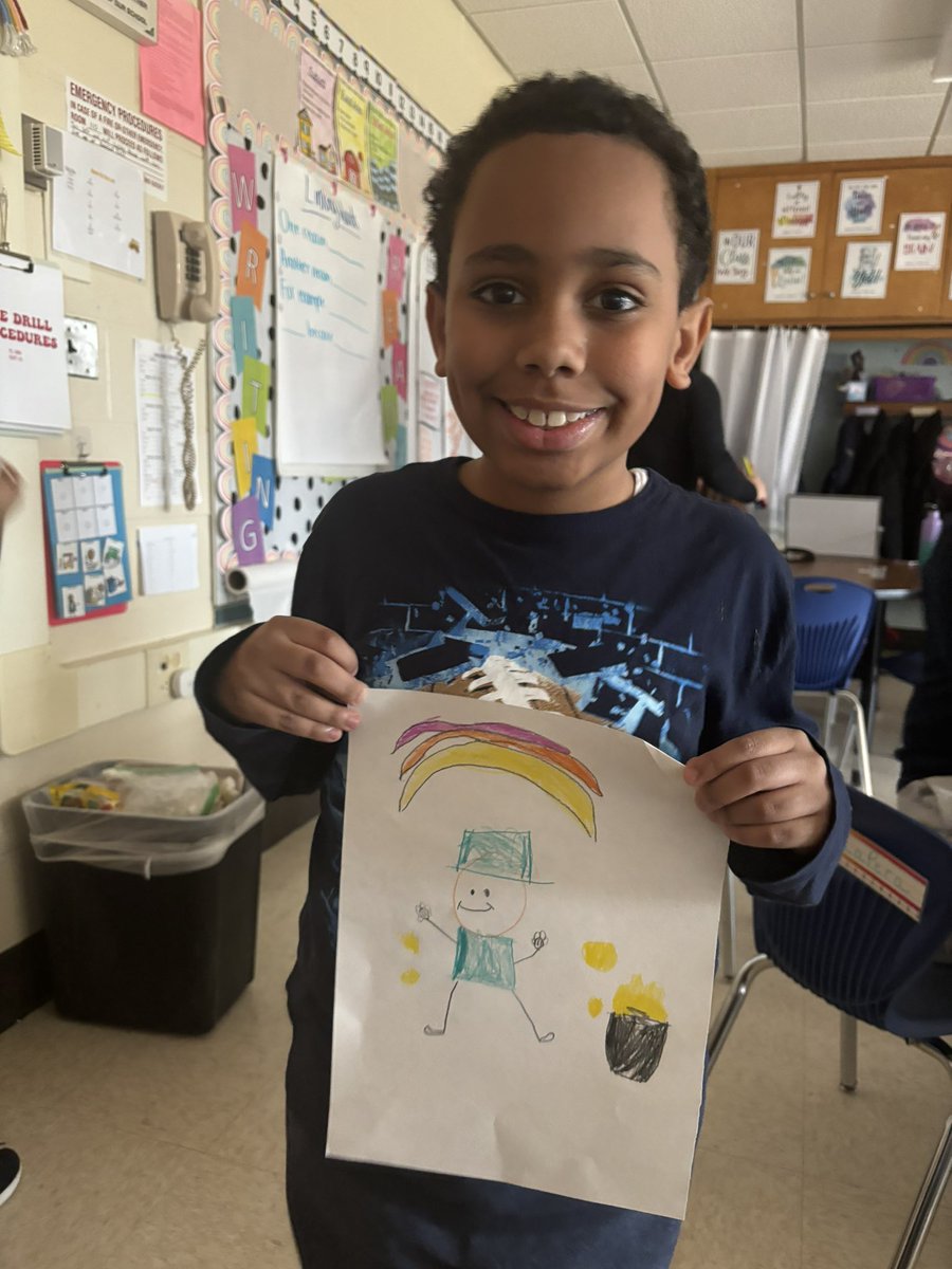 msgalloteaches's tweet photo. Getting ready for St. Patrick’s day with our directed drawing videos ! https://t.co/l8PLdsry79