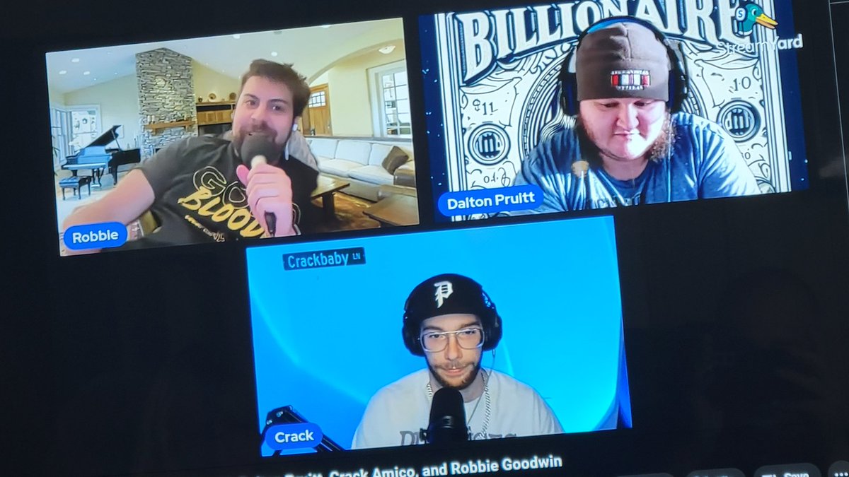 @robbiegoodwin @daltonleepruitt @CrackAmicoRAP @whataboutrobbie You guys are really fucking funny this episode! Can't wait for more!!