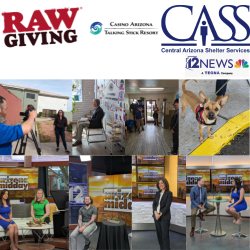 Tune in to 12 News tomorrow March 14 for our telethon. Learn how we are serving our neighbors experiencing homelessness and have your donation to CASS doubled thanks to our generous sponsors. Go to cassaz.org/shelter to have your donation doubled today.