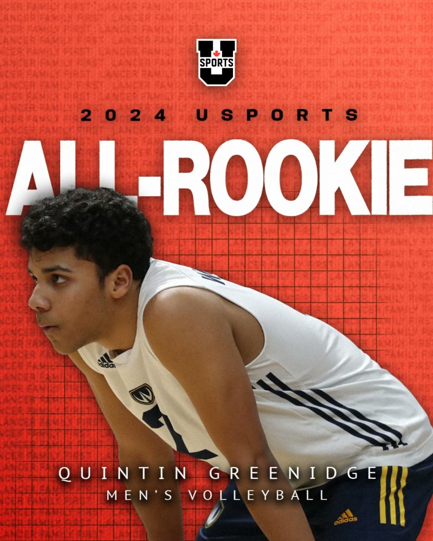 WindsorLancers's tweet photo. 🇨🇦  ALL CANADIAN ALERT! 🇨🇦

Huge congratulations to Darian Koskie on being named a U SPORTS 2nd team all-Canadian, and to Quintin Greenidge on being named to the U SPORTS all-rookie team! 

Amazing accomplishment, Lancers! 

#allCanadian #allRookie #LancerFamilyFirst https://t.co/YPaavSzE62