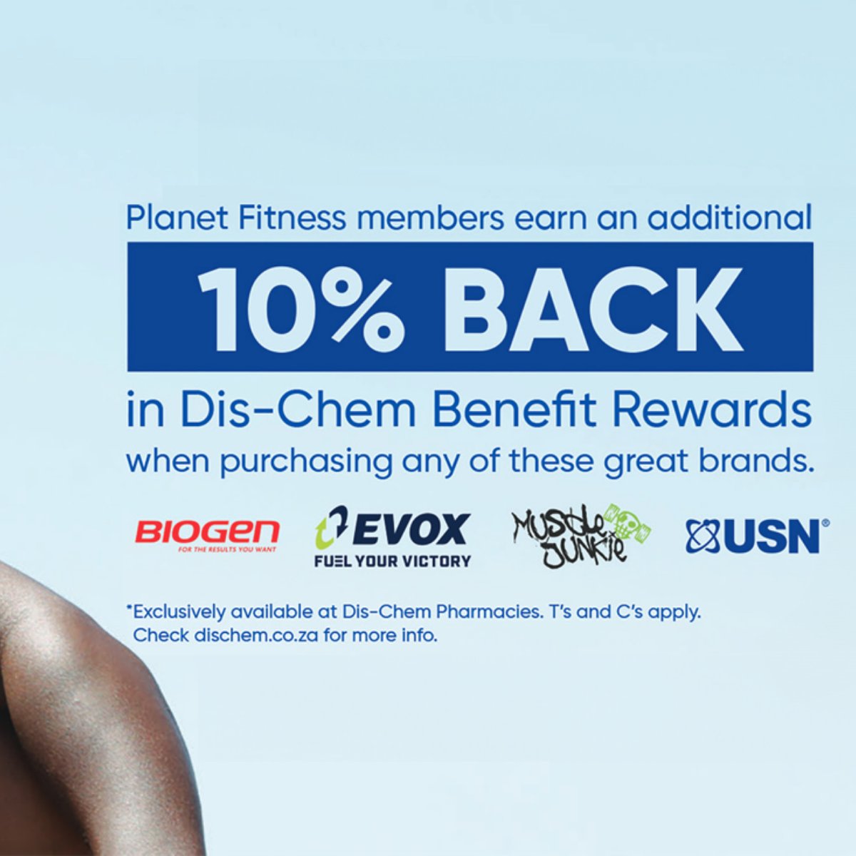 More than just gym gains, points gains. Planet Fitness members get an additional 10% back when buying Biogen, Evox, Muscle Junkie and USN. Learn more: bit.ly/3TAxcjB #PlanetFitness #Train #Gym #Save