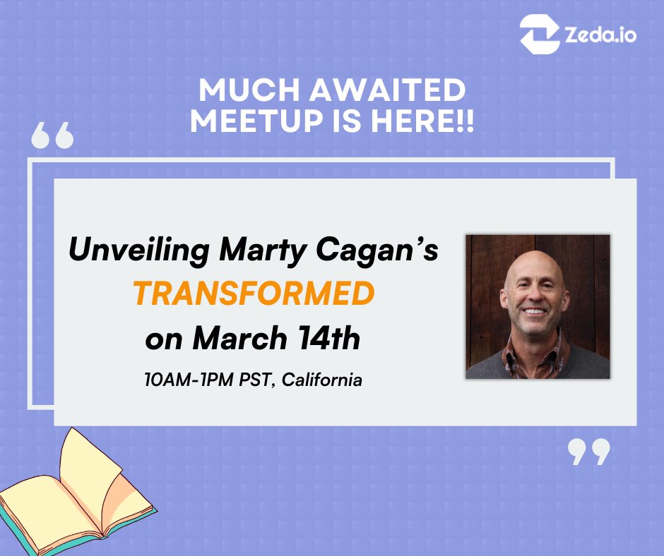 Doing an amazing meetup tomorrow with @cagan @danolsen @joulee @sachinrekhi and other product leaders😎. 

Also launching V3 of @Zedaio on @ProductHunt tomorrow. 

Super Excited!