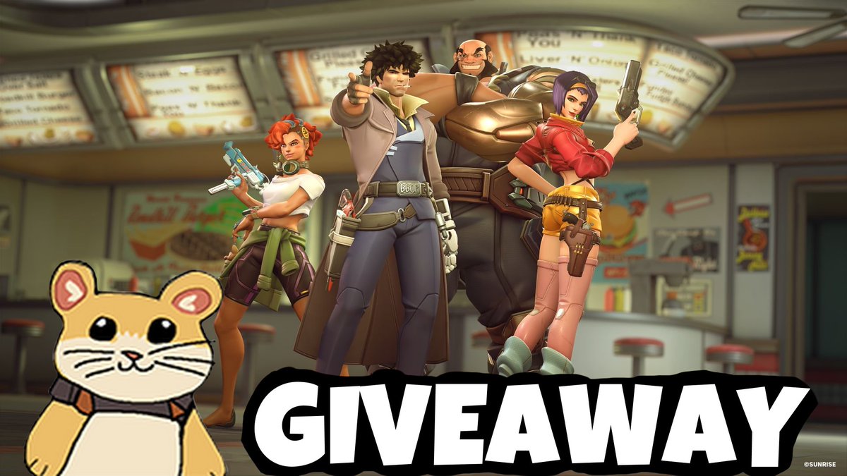 I'm giving away one OW2 Cowboy Bebop Bundle! ⭐ Get skins for Cassidy, Ashe, Mauga, and Sombra! 🤠 To Participate: • Like and Retweet 📷 • Follow @bellaboo_tv ✅ • Comment your favorite anime or favorite OW skin! Winners picked on the 16th! Good luck! #Overwatch2