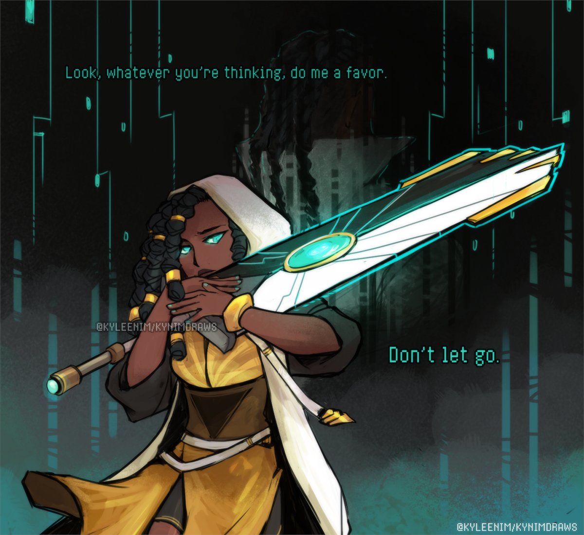 kyleenim's tweet image. Senna/Lucian, Transistor AU 💚

#LeagueOfLegends #Transistor #Senna #Lucian #ArtofLegends #LeagueOfLegendsFanArt