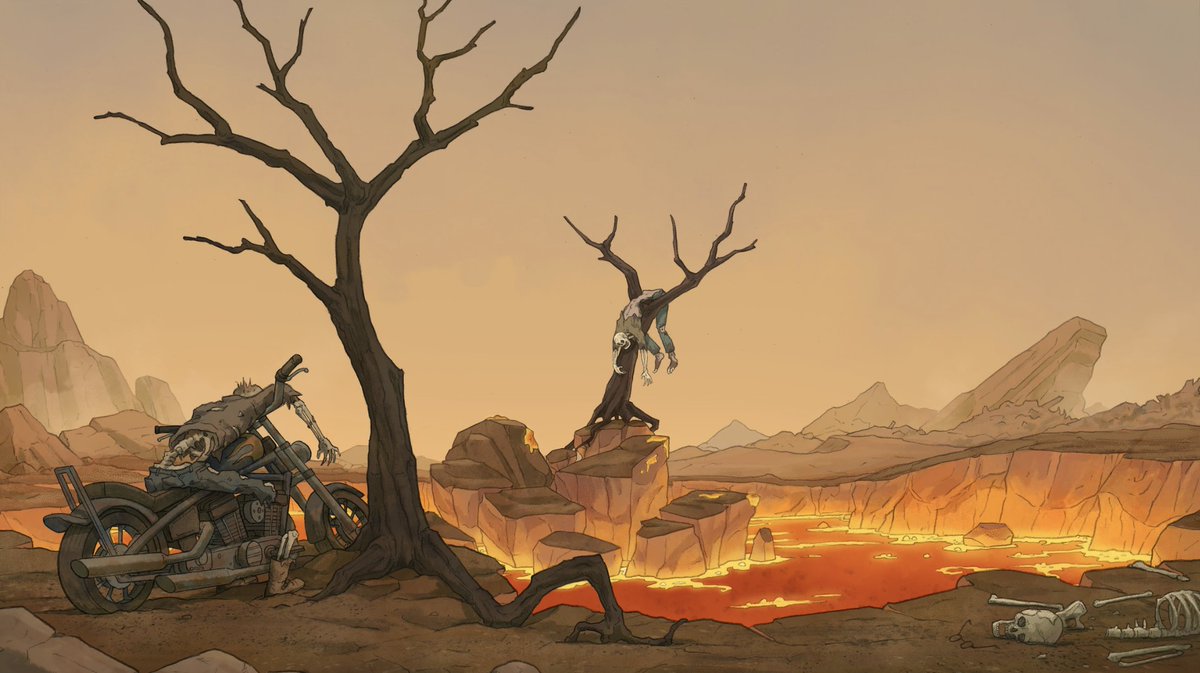 lambthomps's tweet photo. @TheCelticTampon Would love to be considered for BG Color, I have previously worked as a BG painter for ShadowMachine on Little Demon (2022) and Praise Petey (2023). Not an animation credit, but I also worked for Disney Games for 5 years previously and I'm comfortable working in various styles https://t.co/Y4wZuVpYvU