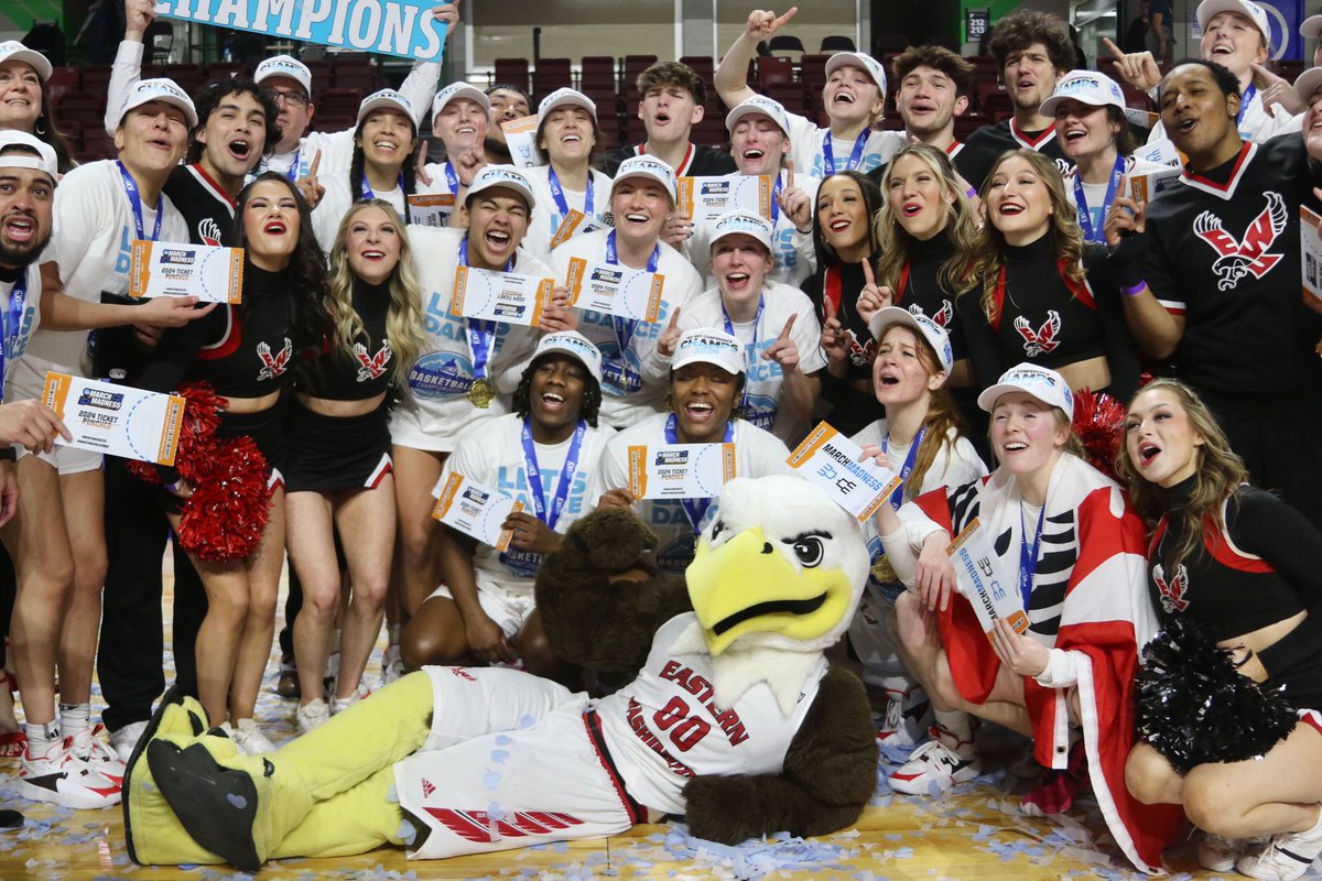 2024 Big Sky Conference Tournament Champions: Eastern Washington Eagles #BigSkyWBB