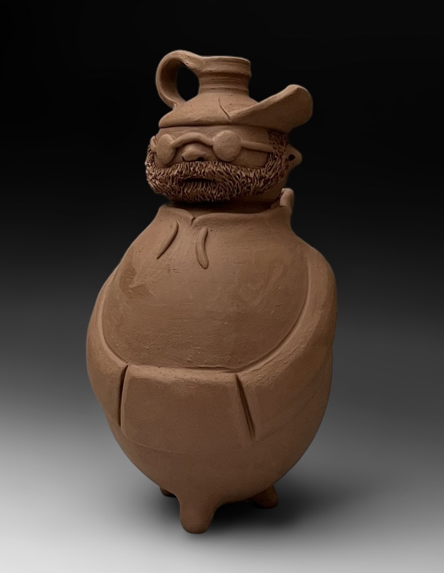 bengufford's tweet photo. Got another new face jug finished this evening.
#facejug #benguffordpottery #hiphoppottery #hiphopceramics #facejugs https://t.co/itCXcNgYNT