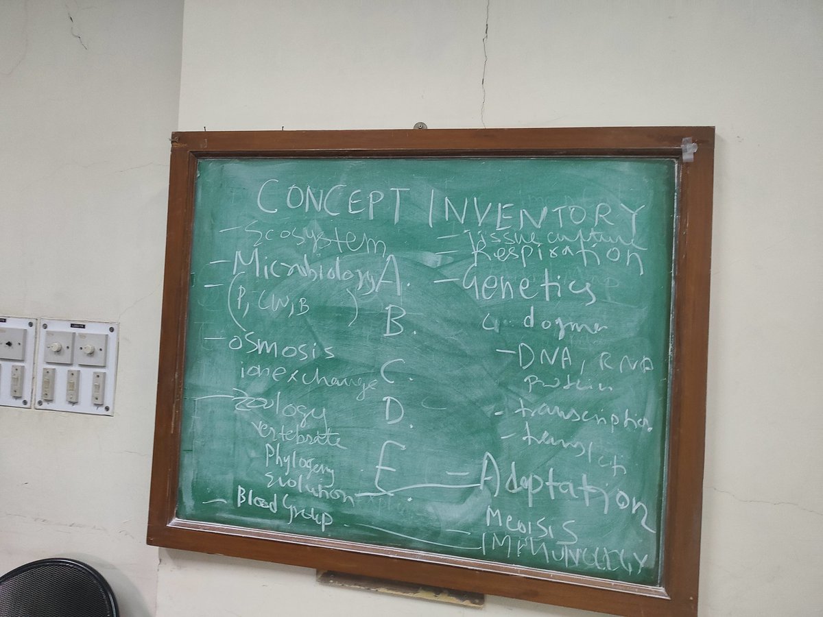 Me introducing UG biology teachers on using n developing concept inventory in biology as a research based assessment method during @MSFDA_Official workshop @HBCSE_TIFR @MayuriRege @TifrArnab