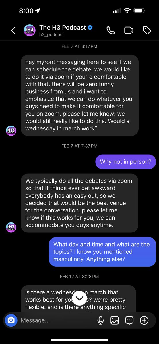 MyronGainesX's tweet image. Ethan DeKline was trembling on stream and lost every debate topic. No wonder he ducked me for 2 years to debate and was SCARED to do it in person. He waited 2 years to get embarrassed in front of 80,000+ people....@h3h3productions hold the L 😂