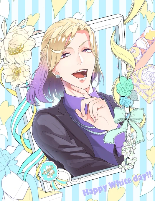 Happy White day#ツイステファンアート 
