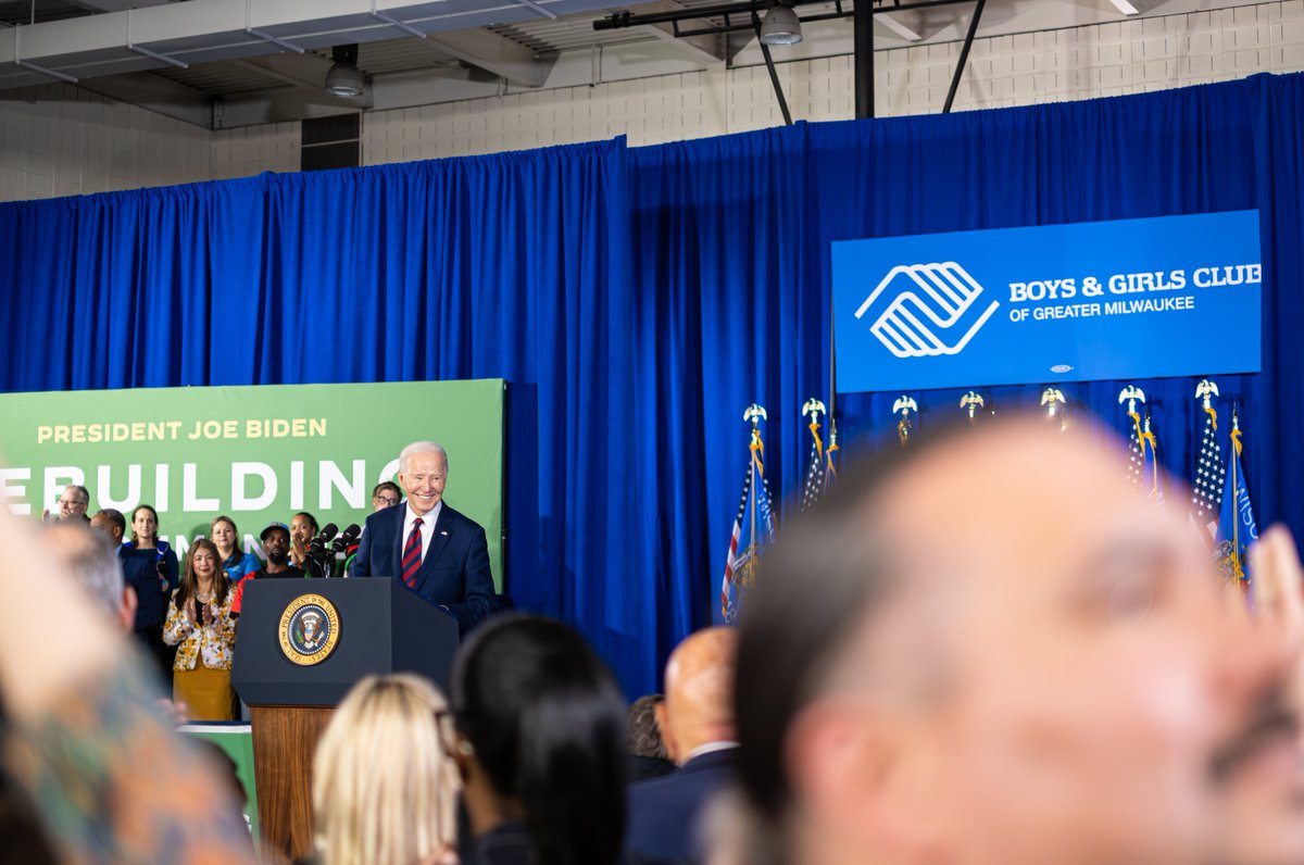 Boys &amp; Girls Clubs of Greater Milwaukee was honored to host <a href="/POTUS/">President Donald J. Trump</a> at our Pieper-Hillside Club today as he announced major investments in our city's infrastructure, including $36 million towards the 6th Street Complete Streets Project to help reconnect our communities.