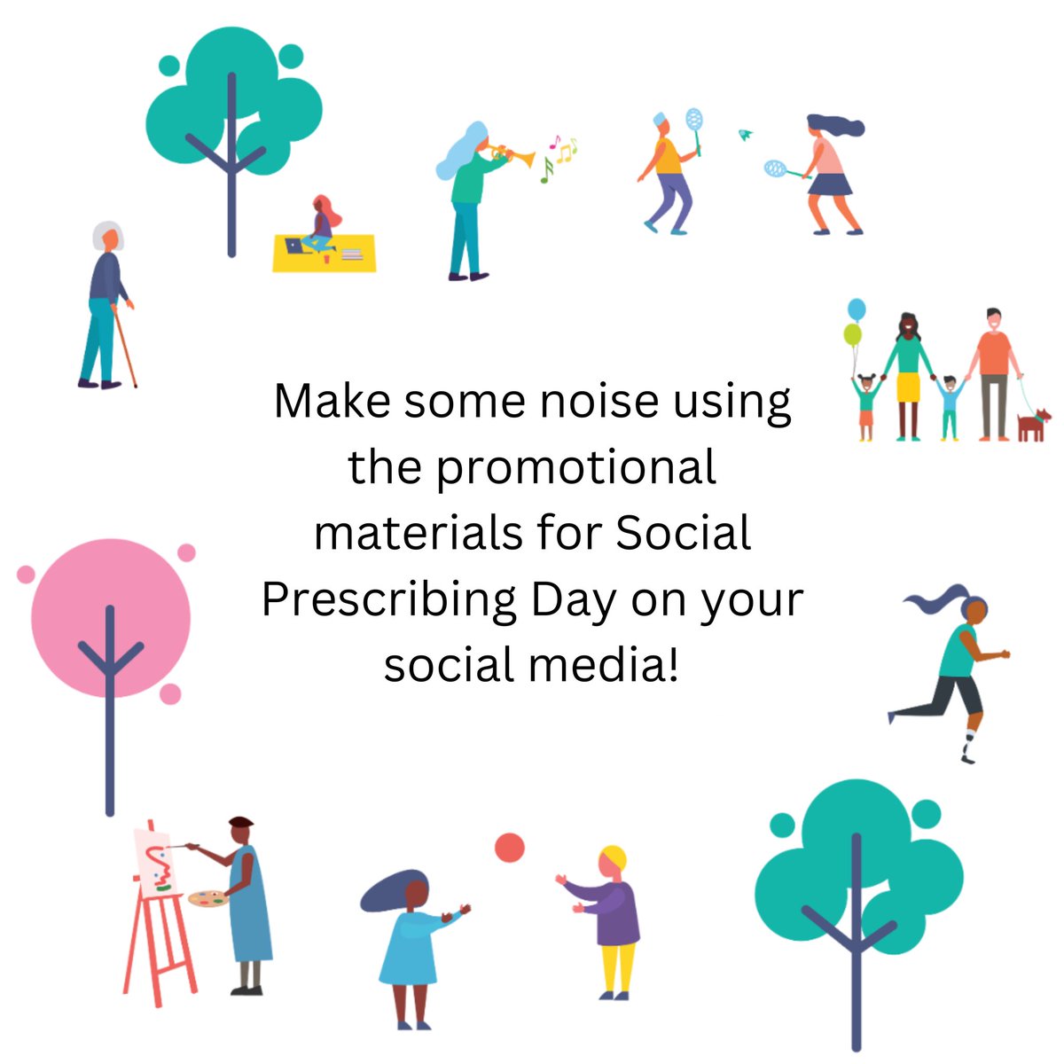yourAMSAspsc's tweet photo. Today is #SocialPrescribingDay! 🌱 

Social Prescribing Day is an annual celebration of social prescribing, demonstrating the impact it can have on health and wellbeing.

Here are some things you can do to celebrate #SocialPrescribingDay with us! https://t.co/xGMs9qx58N