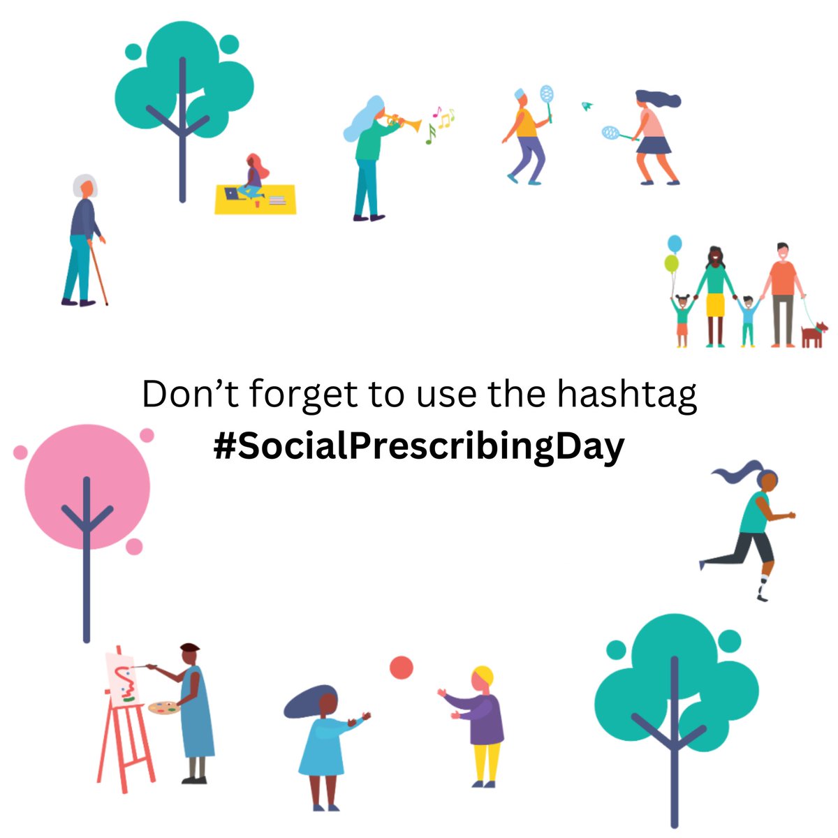 yourAMSAspsc's tweet photo. Today is #SocialPrescribingDay! 🌱 

Social Prescribing Day is an annual celebration of social prescribing, demonstrating the impact it can have on health and wellbeing.

Here are some things you can do to celebrate #SocialPrescribingDay with us! https://t.co/xGMs9qx58N