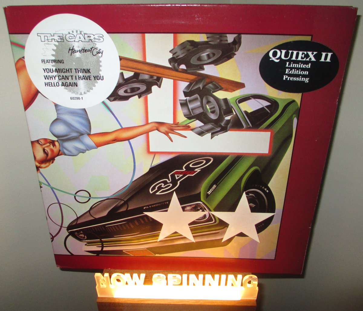 BottlesCansRI's tweet photo. #NowPlaying #NowSpinning #Vinyl #ReleasedOTDIn1984 #ItsTranslucent ["Drive" was their biggest-ever hit and "Magic" reached No. 12, but neither was included on the hype sticker!] https://t.co/yk57azIv3K