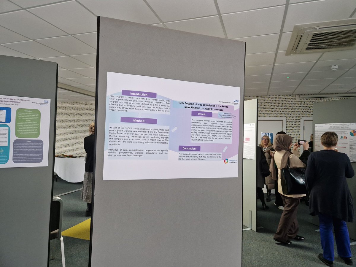 Our posters had everyone talking 😁😁 @NGH_ICSSPathway @EastMidsISDN