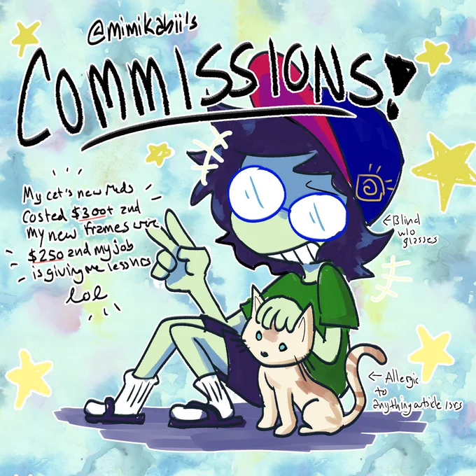 Hi gamers im opening c0mms bc lifes been rough and work cut my hrs a bit so itd be super cool if yall could RT/Boost!!! More info  
