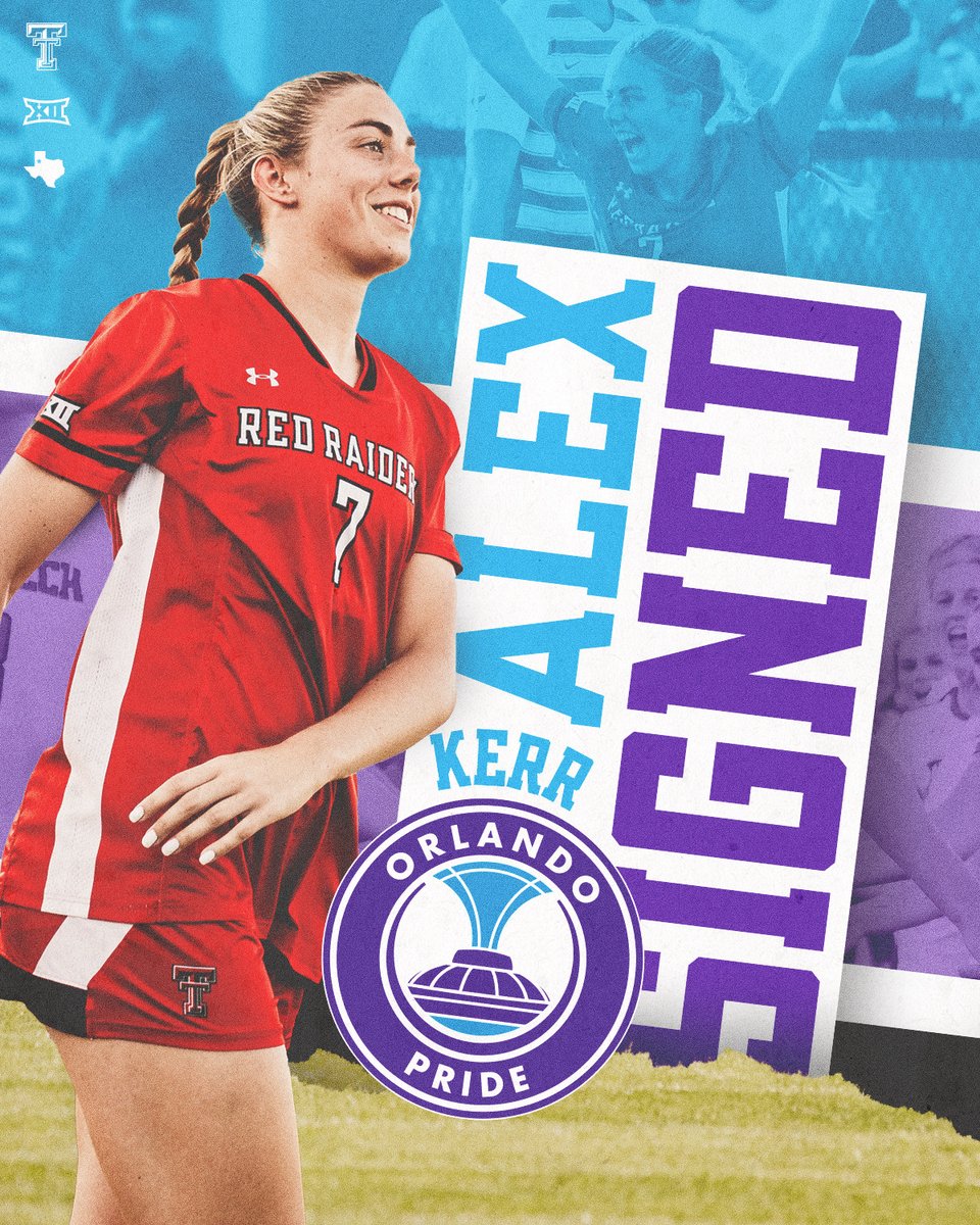 Another one off the board! Signed, sealed, delivered! Alex Kerr is officially a member of the @ORLPride #WreckEm | @AlexandraKerr7