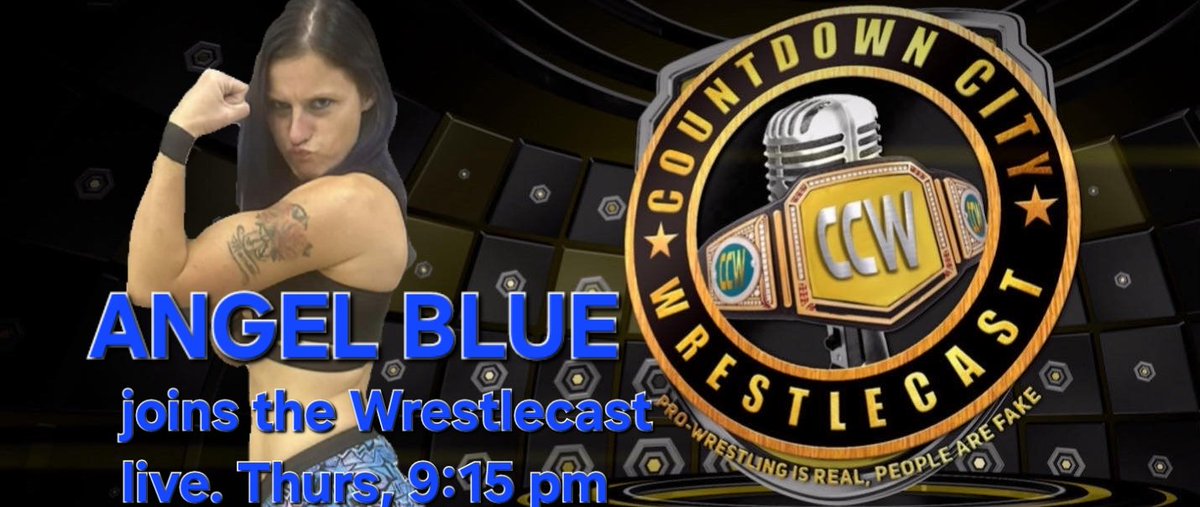 The Wrestlecast kicks off with Angel Blue this Thursday! She faces Queen Uju at Mission Pro Mania! We will also discuss her recent appearance on TNA!