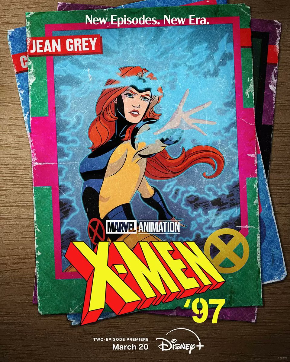 CinematizandoOf's tweet photo. Pôsteres dos personagens principais de X-Men '97

Estreia dia 20 de março na Disney+

#XMen #XMen97 #DisneyPlus #Cyclops #Ciclope #JeanGrey #Morph #Morfo #Bishop https://t.co/IgeAO4hlWt